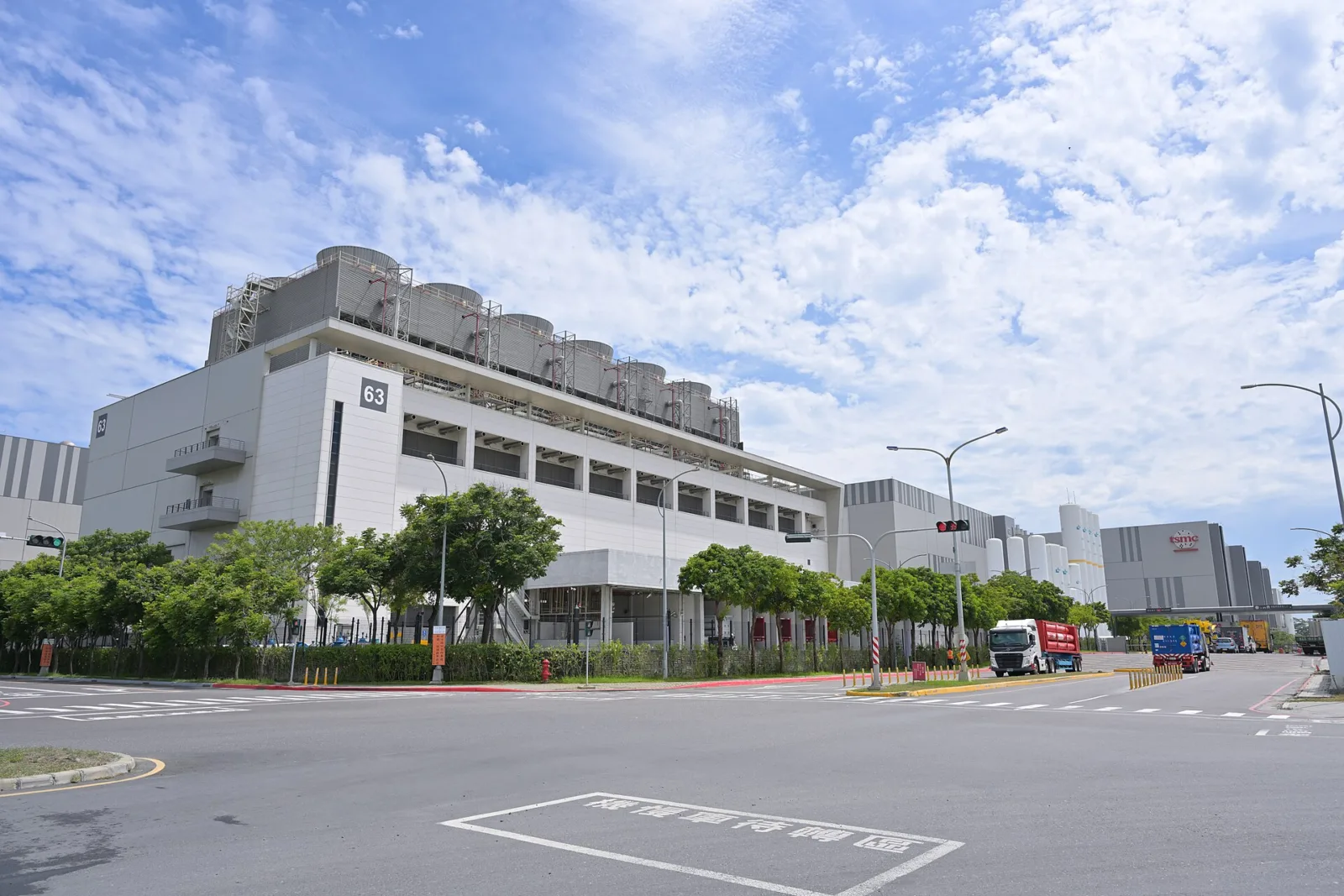TSMC Fab 18 semiconductor plant in the Southern Taiwan Science Park, Tainan
